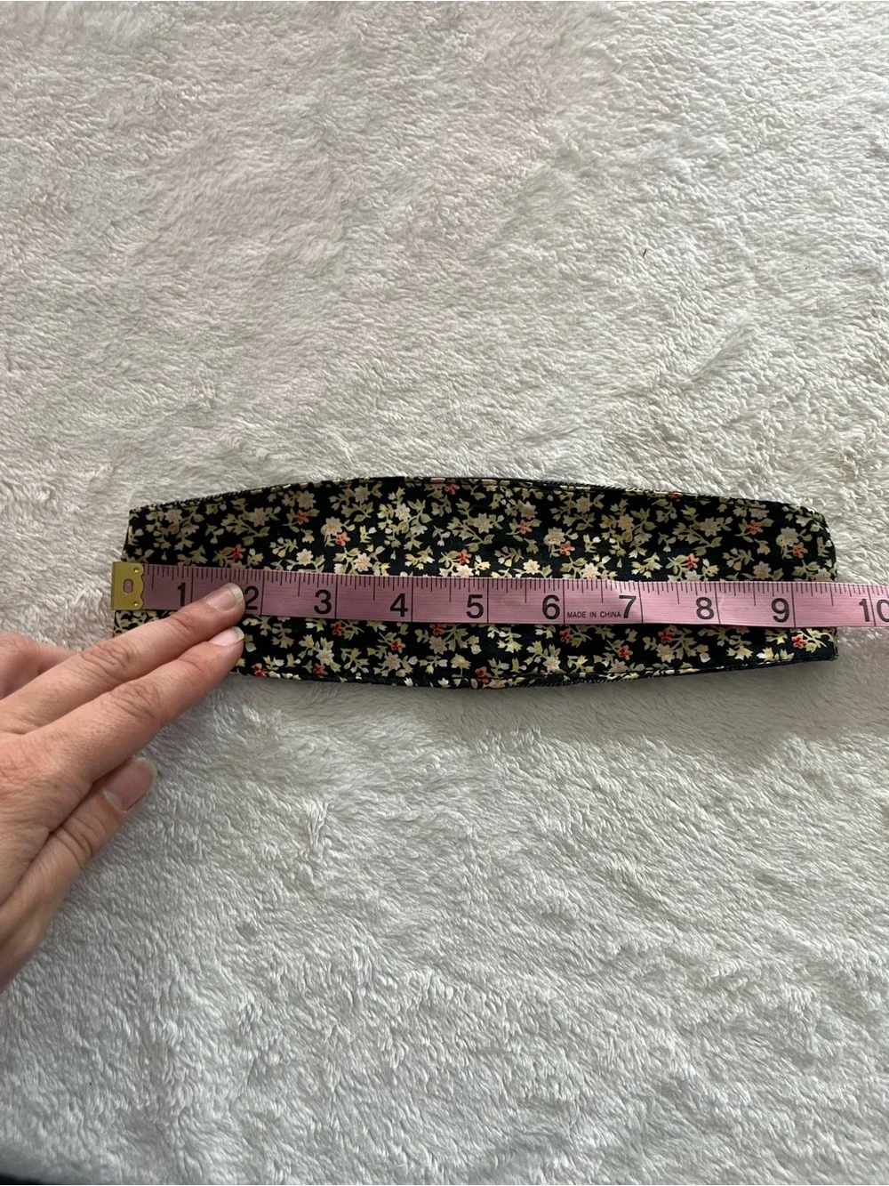 Kids Reversible Headband Unisex Girls Flannel & Floral Wide Fabric with Elastic